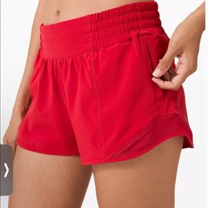 Lulu lemon red shorts! Size 10